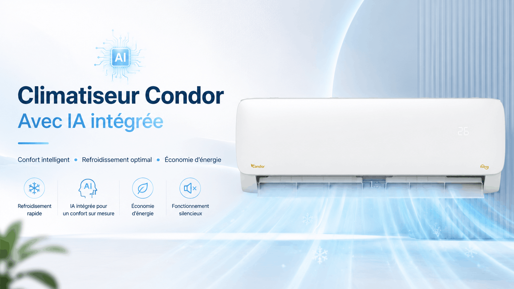 Climatiseur Condor CS18-AL84T3 18000 BTU